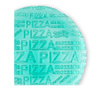 Set 6 farfurii pentru pizza Excelsa, Happy Colour, sticla, multicolor, 33 cm