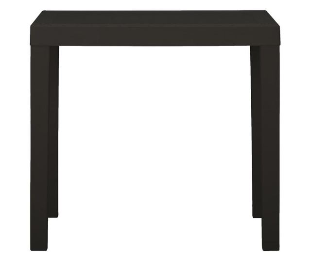 Masă de grădină, antracit, 79x65x72 cm, plastic