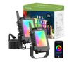 Комплект 2 Прожектора Novostella, 25W, LED, RGB Цветна Светлина, Bluetooth Mesh, IP66, Графен, Черен
