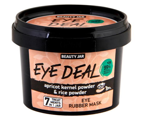 Masca alginata pentru ochi cu pudra din sambure de caisa, Eye Deal, Beauty Jar, 15 g