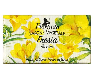 Sapun vegetal cu parfum de frezie, Florinda, 100 g La Dispensa