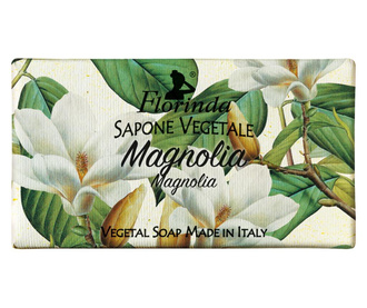 Sapun vegetal cu magnolie Florinda, 100 g La Dispensa