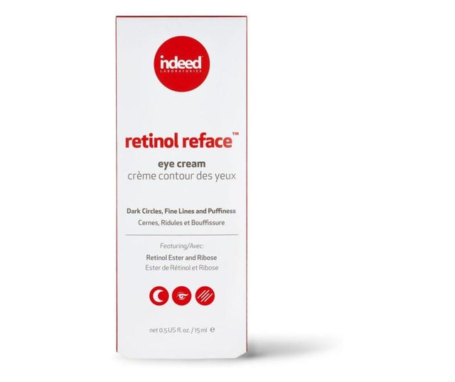 Retinol Reface, Crema pentru Ochi cu Retinol pentru Seara, Indeed Labs, 15 ml