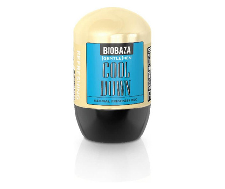 Deodorant natural pe baza de piatra de alaun pentru barbati COOL DOWN (menta), Biobaza, 50 ml