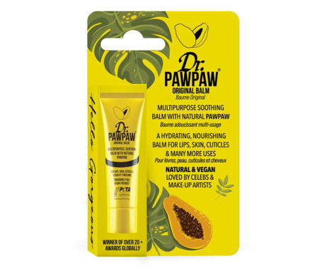Balsam multifunctional cu papaya, ricin si aloe vera, Dr.PAWPAW, 10 ml