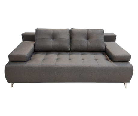 Canapea Aldo, Lider Furniture, gri, 206cm lungime, 102 latime, 87cm inaltime