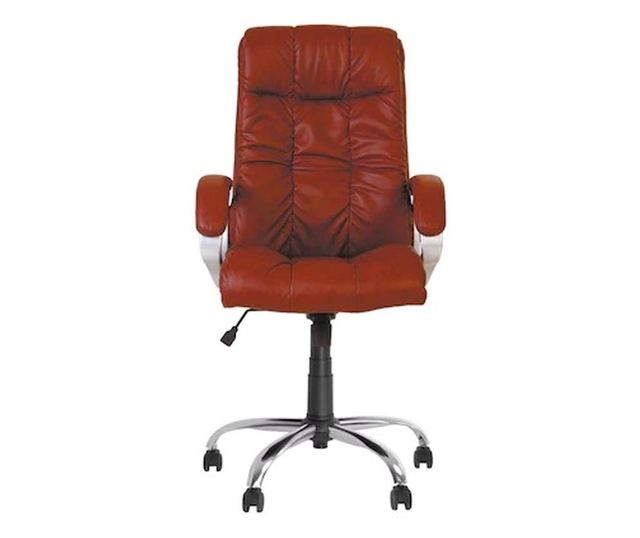 Stolac za direktora SEGAL, ekološka koža, smeđa