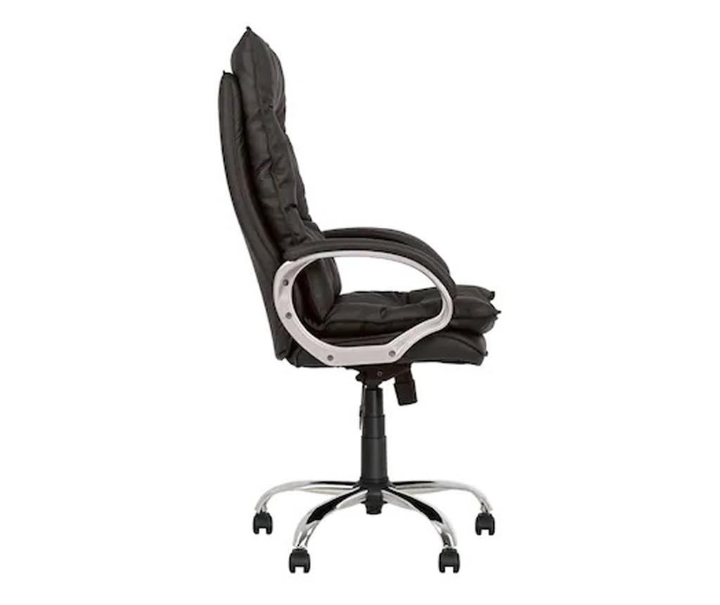 Direktorska stolica COVY, eko koža, crna - 3