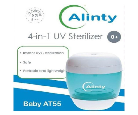 Sterilizator UV 4 in 1 Alinty AT55, sterilizare biberon, suzete,