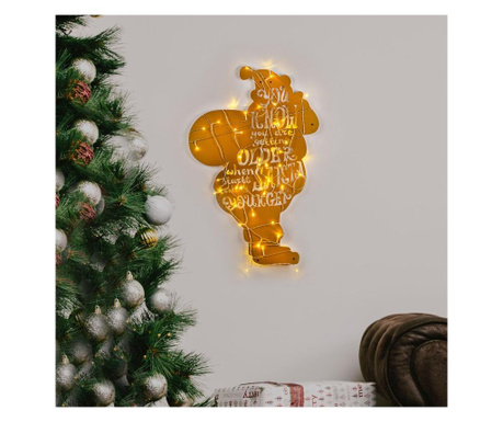 Božična stenska dekoracija z LED sijalkami Xmasgold