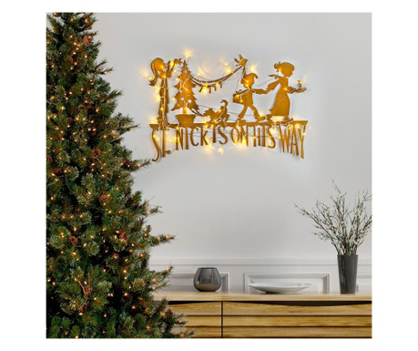 Коледна украса за стена с LED Xmasgold