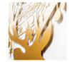 Decoratiune suspendabila de Craciun cu LED Tanelorn, Xmasgold, metal, 70x52x1 cm, auriu