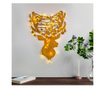Decoratiune suspendabila de Craciun cu LED Tanelorn, Xmasgold, metal, 70x52x1 cm, auriu