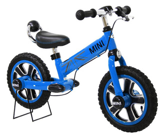 MINI egyensúlyi kerékpár kézifékkel - kék