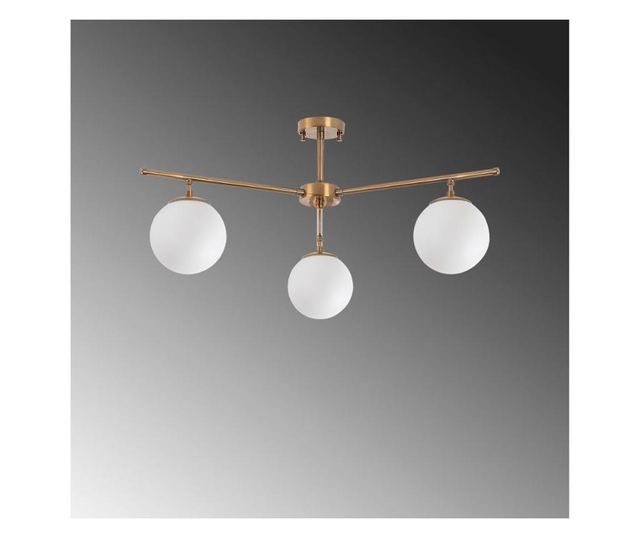 Lustra Fulgor, Atmaca, metal, No Bulb, max. 15 W,  E14, aramiu, 70x70x39 cm