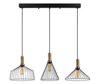 Lustra Fulgor, Dear, metal, No Bulb, max. 15 W,  E27 , negru, 104x34x140 cm