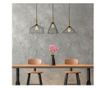 Lustra Fulgor, Dear, metal, No Bulb, max. 15 W, E27 , negru, 104x34x140 cm