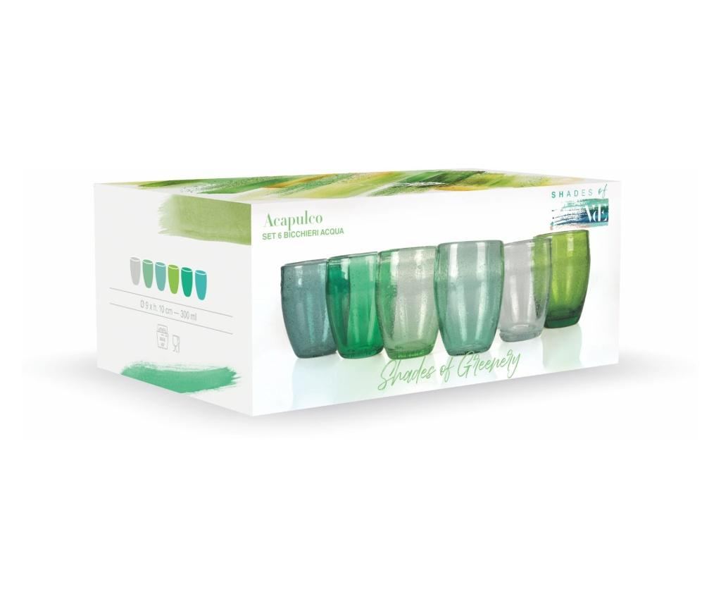 Set 6 čaša za vodu Acapulco Green 300 ml - 8