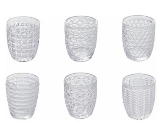 Geometrie 6 db Vízespohár 300 ml