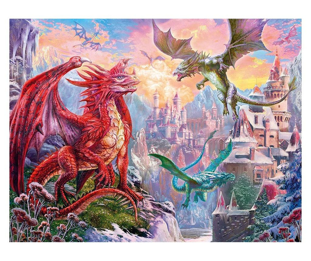 Puzzle Tinutul Dragonilor, 2000 Piese