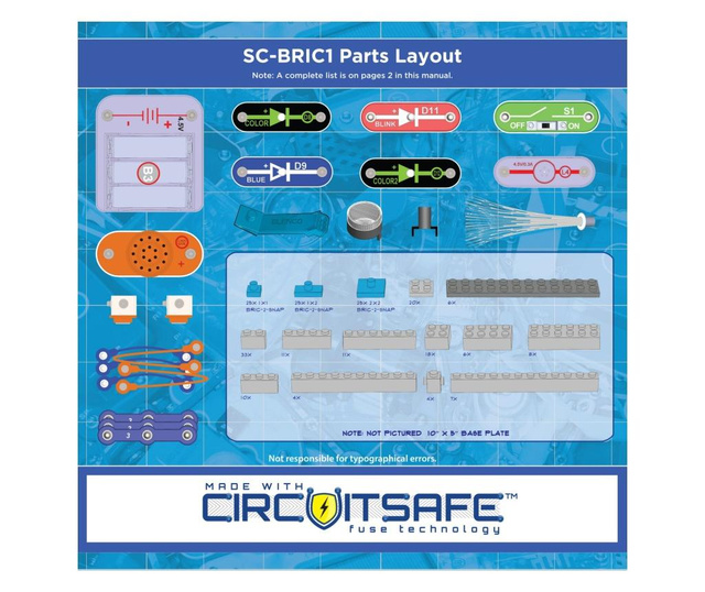 Kit Elenco Snap Circuits Structuri - SCBRIC1