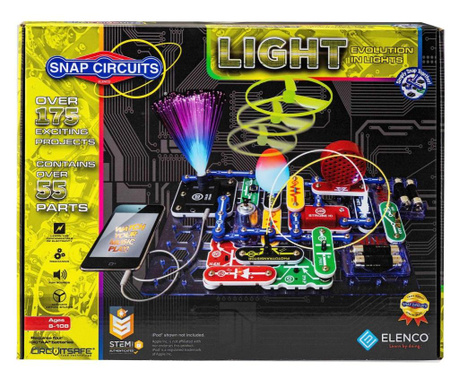 Elektronikus áramkörök Elenco Snap áramkörök - SCL175 könnyű játékok