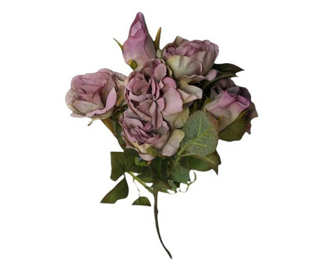 Buchet flori artificiale, trandafiri, violet, 50 cm  50 см