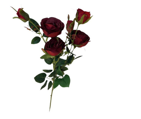 Flori artificiale, trandafiri, rosu, 60 cm  60 см