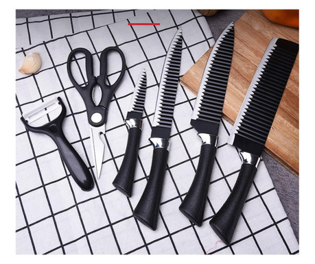 6 darabos nagyon éles kés készlet, mindennapi használat, onuvio™