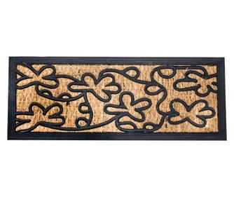 RAKI Covoras intrare, cauciuc si fibra nuca de cocos 65x25cm