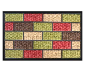 RAKI Covoras intrare, cauciuc si fibra nuca de cocos 75x45cm