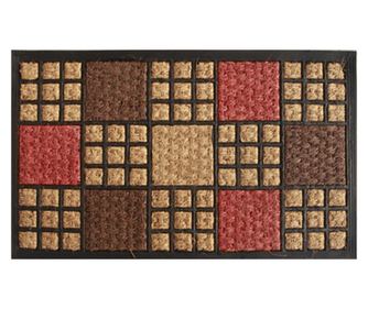 RAKI Stergator intrare, cauciuc si fibra nuca de cocos 75x45cm