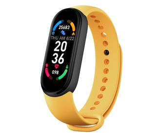 BRATARA FITNESS M6 BAND, BLUETOOTH, MONITORIZARE PULS, ACTIVITATI SI SANATATE, VIBRATII,GALBEN