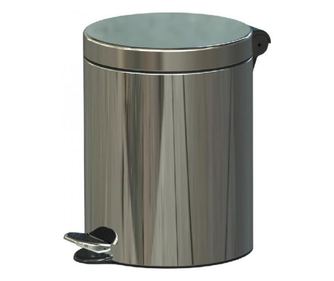 Cos de gunoi menajer cu pedala, Inox, 5L, Opera, Studio Casa
