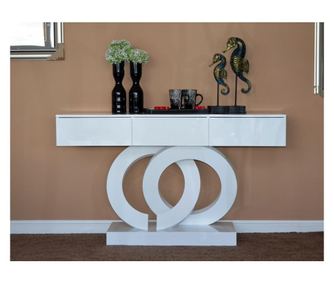 CONSOLA HOL/LIVING FA 03-ALB Occident Design, 140x81x40 cm, alb