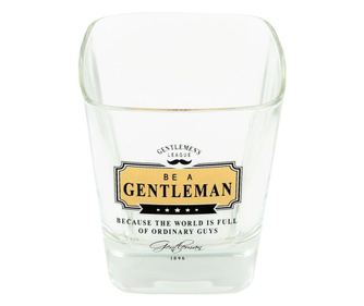 Pahar whisky "BE A GENTLEMAN"