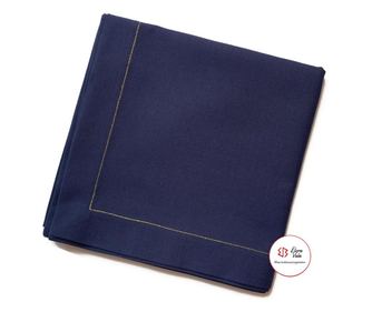 Хидрофобиранa покривкa EloraVala Gold с декорация в златисто, син  120x120 см