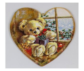 Decoratiune inima  21x20 cm