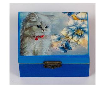 Cutie handmade,lemn,10x7,5x5.5 cm