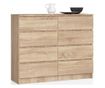 Comoda k120 cu 8 sertare stejar sonoma 120 x 99 x 40 cm