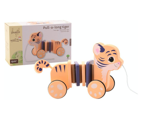 Joueco The Wildies Family Pull-A-Long Tiger