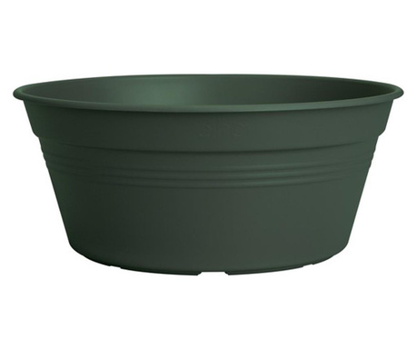 Ghiveci green basics tip bol, cu diametrul de 38 cm, culoarea verde