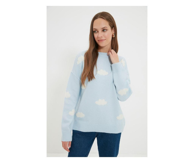 Clouds Női pulóver egyedi méret