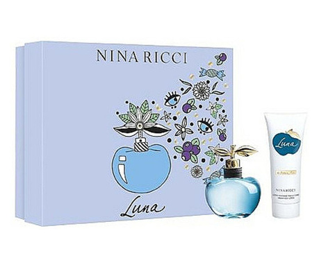 Set parfum Nina Ricci Luna Edt 50 Ml + Body Lotion 75 Ml