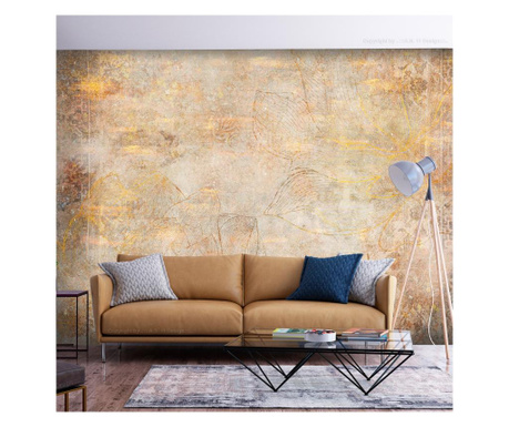 Tapet Artgeist, Golden etude, textil netesut, 280x400 cm, multicolor