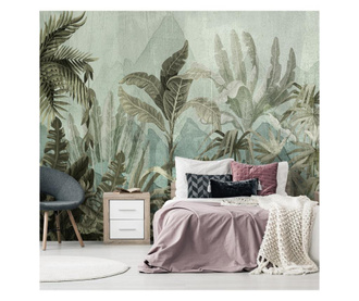Tapet Artgeist, Mountain jungle, textil netesut, 140x200 cm, gri/verde