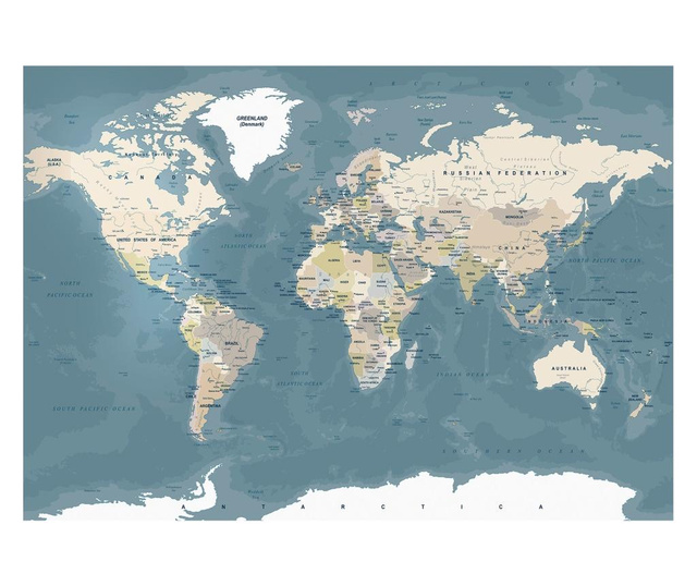 Fototapeta Vintage world map 315x450 cm