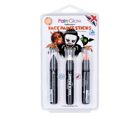 Set 3 creioane PaintGlow Halloween HP47