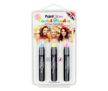 Set creioane PaintGlow UV Pastel-Shades HP35