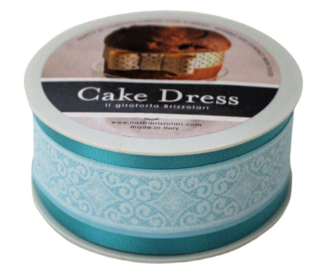 Bandă Decorativă Cake Dress, 45mm, Royal Turcoise, 20 m